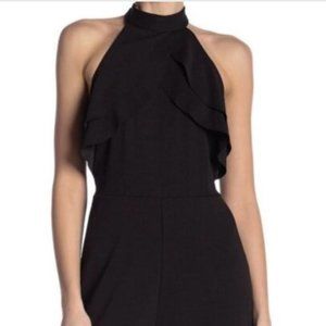bebe  Black Halter Jumpsuit  size 1X